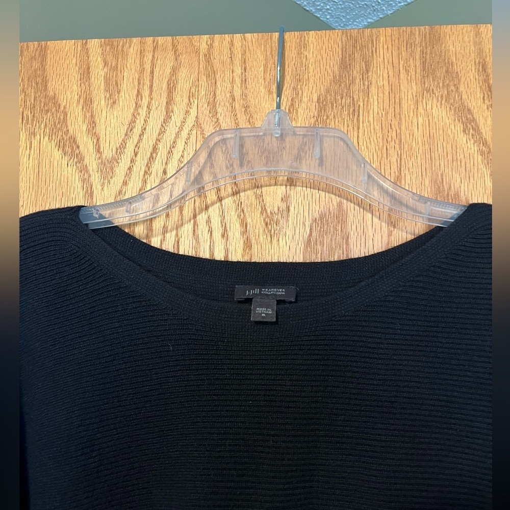 J. Jill Wearever black sweater - Picture 5 of 7